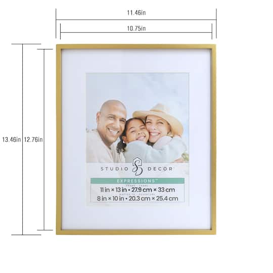 Expressions™ Gold Sydney Frame with Mat by Studio Décor®